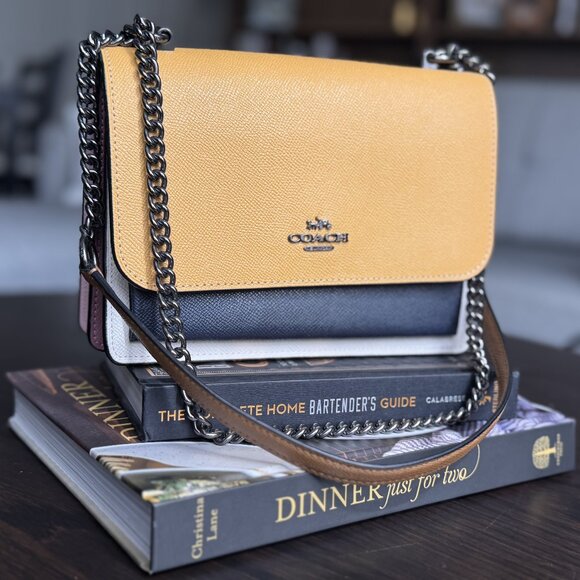 Coach - Klare Crossbody Bag - Colorblock (Yellow, Navy, Pink, Cream) - Picture 1 of 7